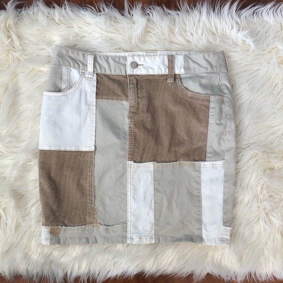 Anthro Pilcro & The Letterpress Patchwork Skirt - Picture 5 of 8